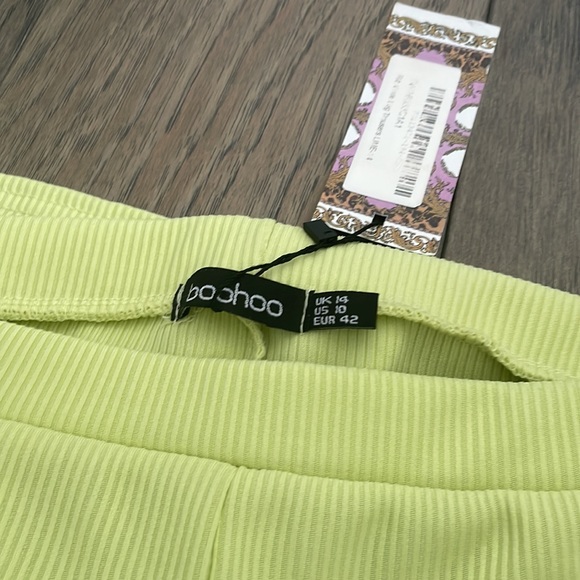 𝙱𝚘𝚘𝚑𝚘𝚘 | Ribbed Wide Leg Pants - Picture 4 of 4